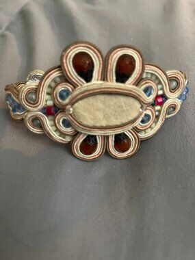 Handmade Soutache Cuff Bracelet